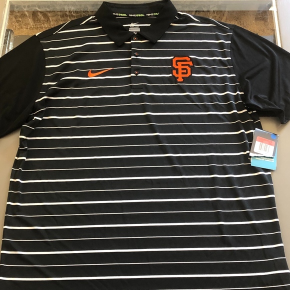 NIKE San Francisco GIANTS DRI-FIT POLO GOLF SHIRT